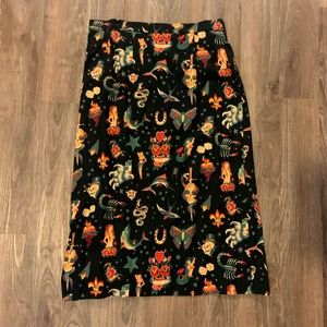 Sailor Jerry Pinup/Rockabilly Pencil Skirt